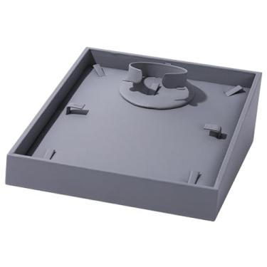 Imagem de Baoblaze Bandeja Organizadora de Joias, Expositor de Joias, Adereço de Moda, Armazenamento Multifuncional para Balcão, Shopping e Viagens, Cinza