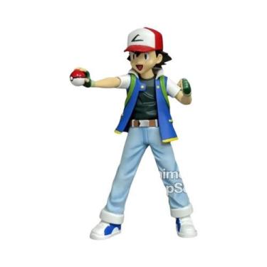 Imagem de Figura De Ação De Anime Pokemon Ash Ketchum 13cm Modelo De PVC Brinque