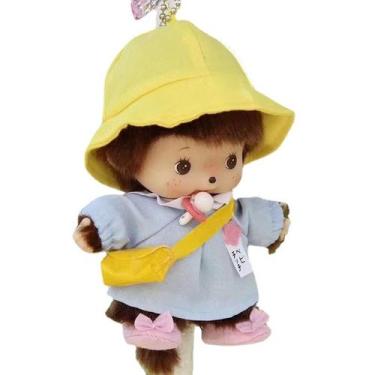 Imagem de Boneca de pelúcia School Girl Monchichi 15 cm com enchimento de seda -