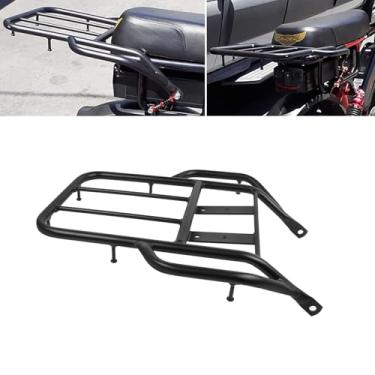 Imagem de WORLDMOTOP Suporte de bagagem traseiro de substituição para Honda XR250 XR400 XR 250 XR 400 1996-2004 Rack de armazenamento traseiro