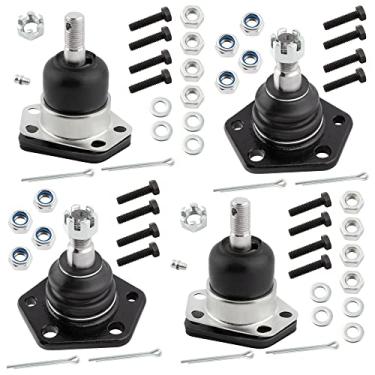 Imagem de WEDOAUTO Kit de junta esférica inferior superior frontal 4 peças adequado para Chevrolet Blazer 1997-2005, S10 1997-2004, Jimmy 97-05, Sonoma 97-04, para Isuzu Hombre 98-00, para Oldsmobile Bravada