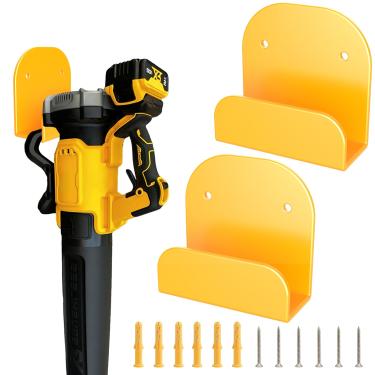Imagem de Liantaul Suporte de soprador de folhas, cabide de ferramentas de parede compatível com DEWALT DCBL722P1, aparadores de sebes, cortadores de grama, ferramentas elétricas de jardim e organização de