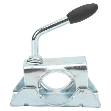 Imagem de Generic Braçadeira Dividida de Roda Jack, Ferro Galvanizado, Fácil Instalação para Tubo de 1,89 pol., Adequado para Trailer Rv