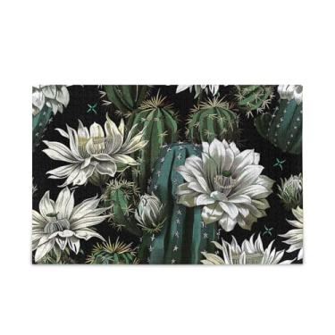 Imagem de WELLDAY Quebra-cabeça cacto e flores, 500 peças, grande jogo de arte para adultos e adolescentes