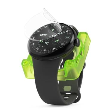 Imagem de Ringke Película dupla Easy Pro para Google Pixel Watch 4 (45 mm) [revestimento autorreparador] Ferramenta de fácil instalação de proteção de 4 camadas - pacote com 2