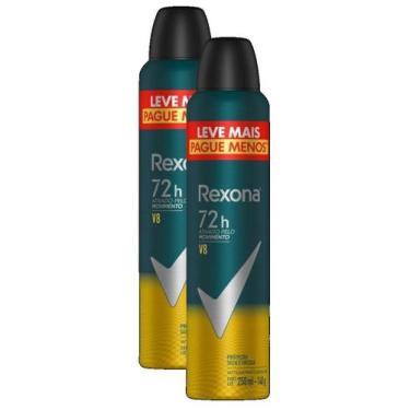 Imagem de kit 2 Desodorantes Rexona Men Antitranspirante V8 250ml