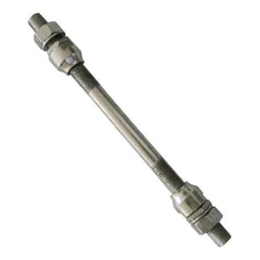 Imagem de Eixo Dianteiro Cromado 3/8X140Mm Bike Bicicleta Cromado - WG Sports