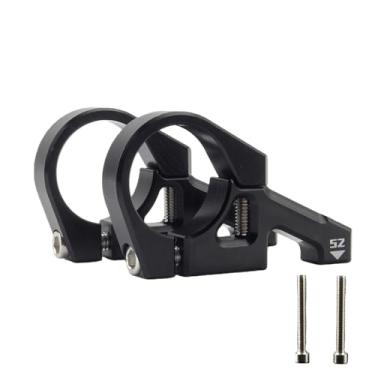 Imagem de Mesa de guidão para bicicleta MTB de montagem direta, 31,8 mm, em liga de alumínio CNC, para downhill, acessórios para bicicleta.(Black 31.8mm)