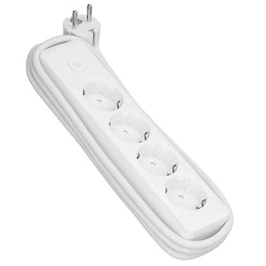 Imagem de aqxreight Faixa de Energia Externa Tomada Múltipla Cabo de Extensão Elétrica Plugue de Contato Protetor 10A 2200W Torna a Energia Adicional um Ajudante Entusiastas Profissionais para Todos Os DIY