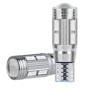 Imagem de Yctze Lâmpada LED para Carro Super Brilhante para Leitura da Placa de Licença 2pcs T10 5730 5630 10SMD (BLUE)