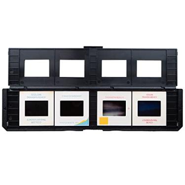 Imagem de Magnasonic Suporte de filme deslizante de bandeja longa para scanners de filme compatíveis de 35 mm, comporta 4 slides para acelerar o tempo de processamento, fácil de usar, achata suavemente e