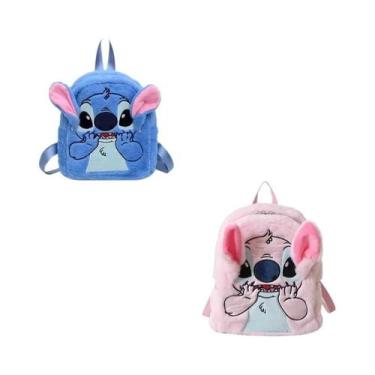 Imagem de Mochila De Pelúcia Unissex Disney Stitch Para Crianças, Presente Fofo 