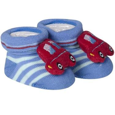 Imagem de Meia Bebê Pantufa Divertida Recém Nascido Menino Algodão Confortável M