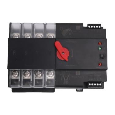 Imagem de Jiawu Interruptor de Transferência Automática de Energia Dupla, Confiável, 100a, Trilho Din, Controlador de Alternância para Caixas de Distribuição Domésticas Pz30