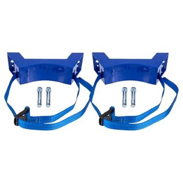 Imagem de ibasenice 2pcs Adjustable Wall Mounted Gas Cylinder Rack for Propane Tanks Oxygen and Acetylene Bottle Holders Compact Design with Easy Installation for Welding and Camping