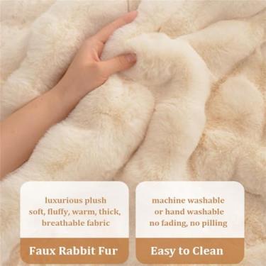 Imagem de Yadlan Almofadas reclináveis de pele sintética de pelúcia, almofadas macias para cadeira de escritório, confortáveis para cadeira de jantar, cadeira de balanço, capas de assento, protetores de banco