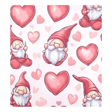 Imagem de Blueangle Coração Dia dos Namorados, capa magnética para lava-louças, decoração de capa frontal para lava-louças, adesivos de eletrodomésticos, adesivos de eletrodomésticos, 58 cm C x 66 cm, adesivo