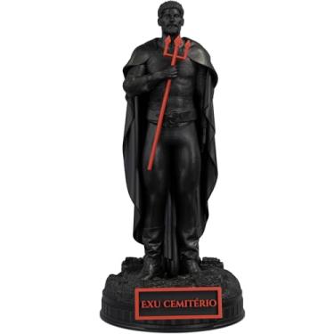 Imagem de Estátua Exu Cemitério Umbanda Candomblé (Cor Nox Sanguine)