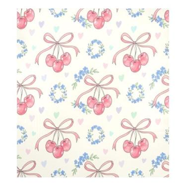 Imagem de Blueangle Capa de ímã para lava-louças, laço de fita de dia dos namorados, decoração da capa da máquina de lavar louça, adesivos de eletrodomésticos, adesivos de eletrodomésticos, 58 cm C x 66 cm