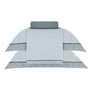 Imagem de Jogo de Cama Bud Vision Cetim 300 Fios Otto - Queen - 4 Peças - Buddemeyer