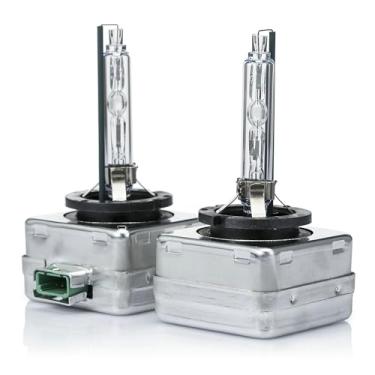 Imagem de Kit de lâmpada de lente de projetor de xenon D1S D3S 55W D3S 6000K 4300K 5000K Kit Xenon eletrônico D1S lastro D1R D3R 1 peça (8000 K, 2 lâmpadas_D1R)