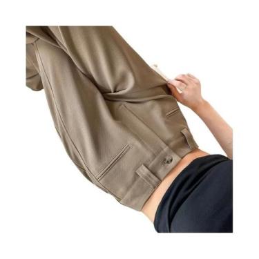 Imagem de Calças Brancas De Perna Larga Para Mulheres Primavera Verão Elegantes 