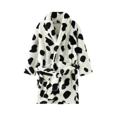 Imagem de Pijamas De Flanela Macios Para Meninas E Meninos, Robe Quente De Outon