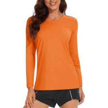 Imagem de Camiseta PROTEÇÃO SOLAR UV FEMININA Manga Longa Térmica Academia Corri