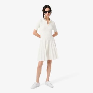 Imagem de Vestido Lacoste com Colarinho Polo Plissado-Feminino