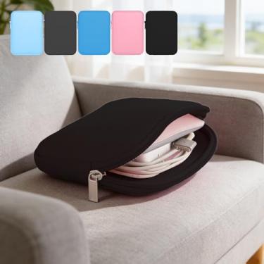 Imagem de Bolsa de armazenamento para carregador de laptop, organizador eletrônico universal para viagens de negócios e deslocamentos para homens ou mulheres