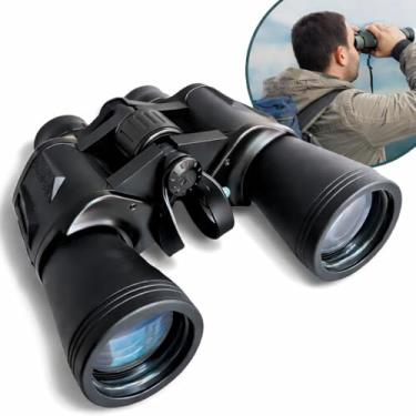 Imagem de Binóculo profissional 20x50 com alcance de até 10 km, imagem nítida, ajuste de dioptria e corpo emborrachado resistente – Qualidade Premium LNSTORE