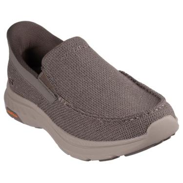 Imagem de Skechers Tênis feminino Max Cushion Arch Fit Areena Hands Free Slip-ins, Cinzento-acastan, 41