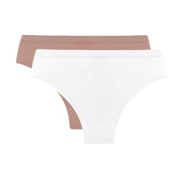 Imagem de Kit 2 Calcinhas Trifil C01971/1971 Cintura Alta, M