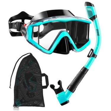 Imagem de Equipamento de mergulho Aegend Dry Snorkel Snorkel Set para adultos, v