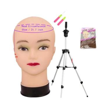 Imagem de Suporte Ajustável Para Cabeça De Manequim Com Alfinetes T, Presente Gr