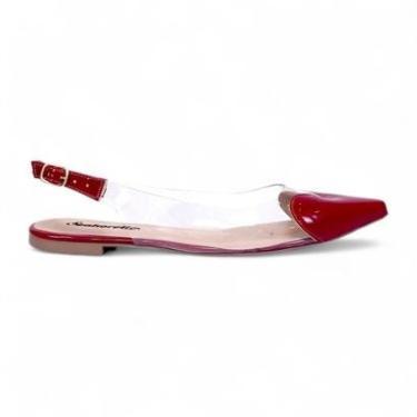 Imagem de Sapatilha Vinil Transparente Detalhe De Coração-Feminino