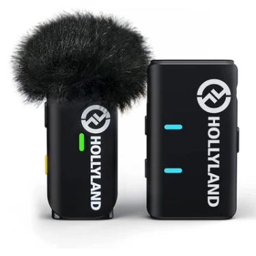 Imagem de Sistema de Microfone Lapela Sem Fio Hollyland Lark M1, Preto