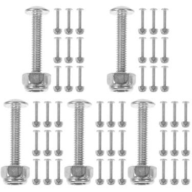 Imagem de Abaodam 50 peças de parafusos de pebolim para mesa de jogo, fixação de estabilidade, peças de substituição profissionais para máquina