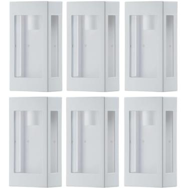 Imagem de Kit 6 Arandelas Externas Prime Luminárias Bivolt de Parede Jardim Muro Entrada Dital