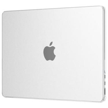 Imagem de EooCoo Capa compatível com MacBook Air de 13 polegadas M4 2026 2025-2022 M3 M2 A3240 A3113 A2681, fosco atualizado, resistente a arranhões, capa rígida protetora resistente para Mac Air de 13,6