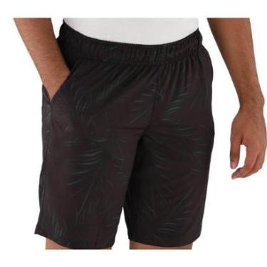 Imagem de Bermuda Tactel Boxer Casual Longa Masculina Ogochi 004544015 Preta-Masculino