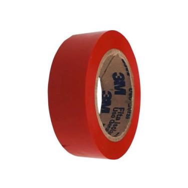 Imagem de FITA ISOLANTE IMPERIAL VERMELHA 18mmX10m - 3M