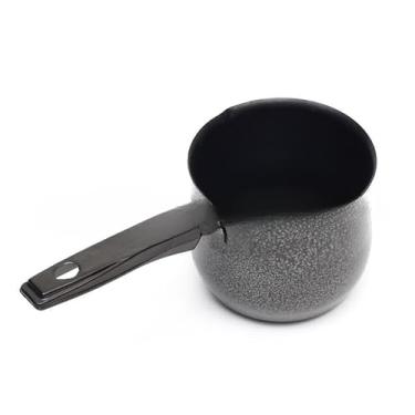 Imagem de Leiteira Metálica para Fervura de Água, Leite e Café leiteira inox para Ferver Leite, Água e Café, Leiteira Tradicional de Alumínio com Cabo Longo para Uso Diário em Fogão a Gás