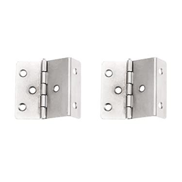 Imagem de 2 peças 43 * 17 mm liga de zinco porta de armário decoração dobradiça joias vintage caixas de madeira dobradiça de bagagem bronze antigo prata (cor: branco pêssego 5)