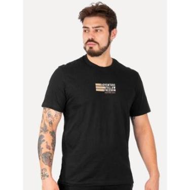 Imagem de Camiseta Calvin Klein Jeans Masculina Adventure Follow Freedom Preta-Masculino