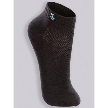 Imagem de Meia Infantil Cano Curto Lupo 2725-005, Preto, 24/29