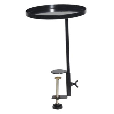 Imagem de IEUDNS Prateleira para plantas para peitoril de janela, preta, para uso interno e externo, bandeja extensível multiuso, presente ajustável, bandeja de ferro, L