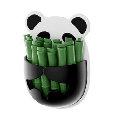 Imagem de Depisuta Ímã de Geladeira, ímãs de Geladeira de Panda Fofos Com Clipes de Chip de 12 Unidades, ímã Decorativo Fofo e Clipes de Saco de Vedação para Decoração de Casa de Cozinha, (Magnética)