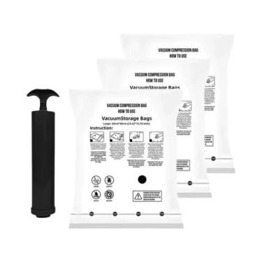 Imagem de Sacos De Armazenamento a Vácuo Herméticos Que Economizam Espaço Com Bo