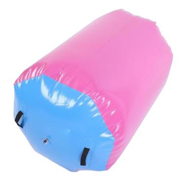 Imagem de SPYMINNPOO Rolo de Ar da Ginástica, Equipamento Inflável da Esteira do Backhandspring Trilha do Pvc Prova água para a Aptidão Treinamento Backbend Ioga